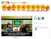 Tablet Screenshot of chopsizzlepop.com
